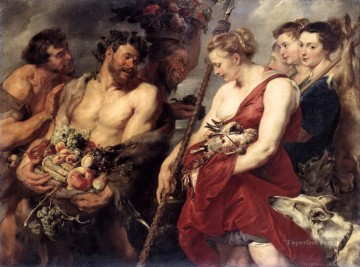 Pedro Pablo Rubens Painting - Diana regresando de la caza Peter Paul Rubens